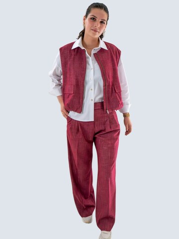 Wide Leg Pantalon à pince 'Daria' WEARABLE STORIES en rouge