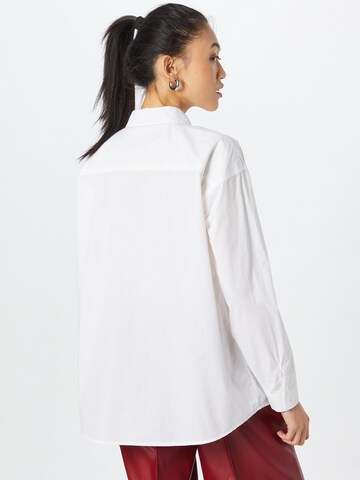 Noisy may - Blusa 'VIOLET' en blanco