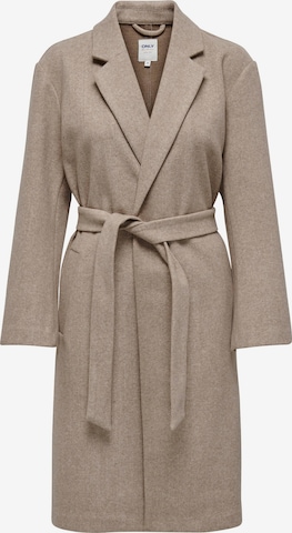 ONLY Between-Seasons Coat 'Trillion' in Brown: front