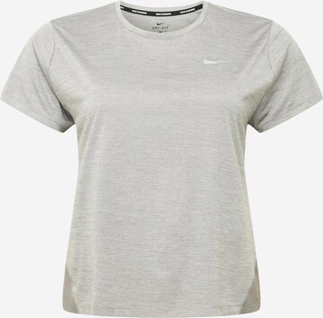 Maglia funzionale 'Miler' di Nike Sportswear in grigio: frontale