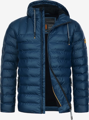 INDICODE JEANS Tussenjas 'INAmiso' in Blauw: voorkant