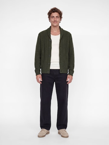 JACK & JONES Kardigan 'JJJames' – zelená