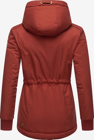 Ragwear Toiminnallinen takki 'Danka' värissä punainen