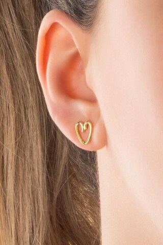Boucles d'oreilles So Chic en or : devant