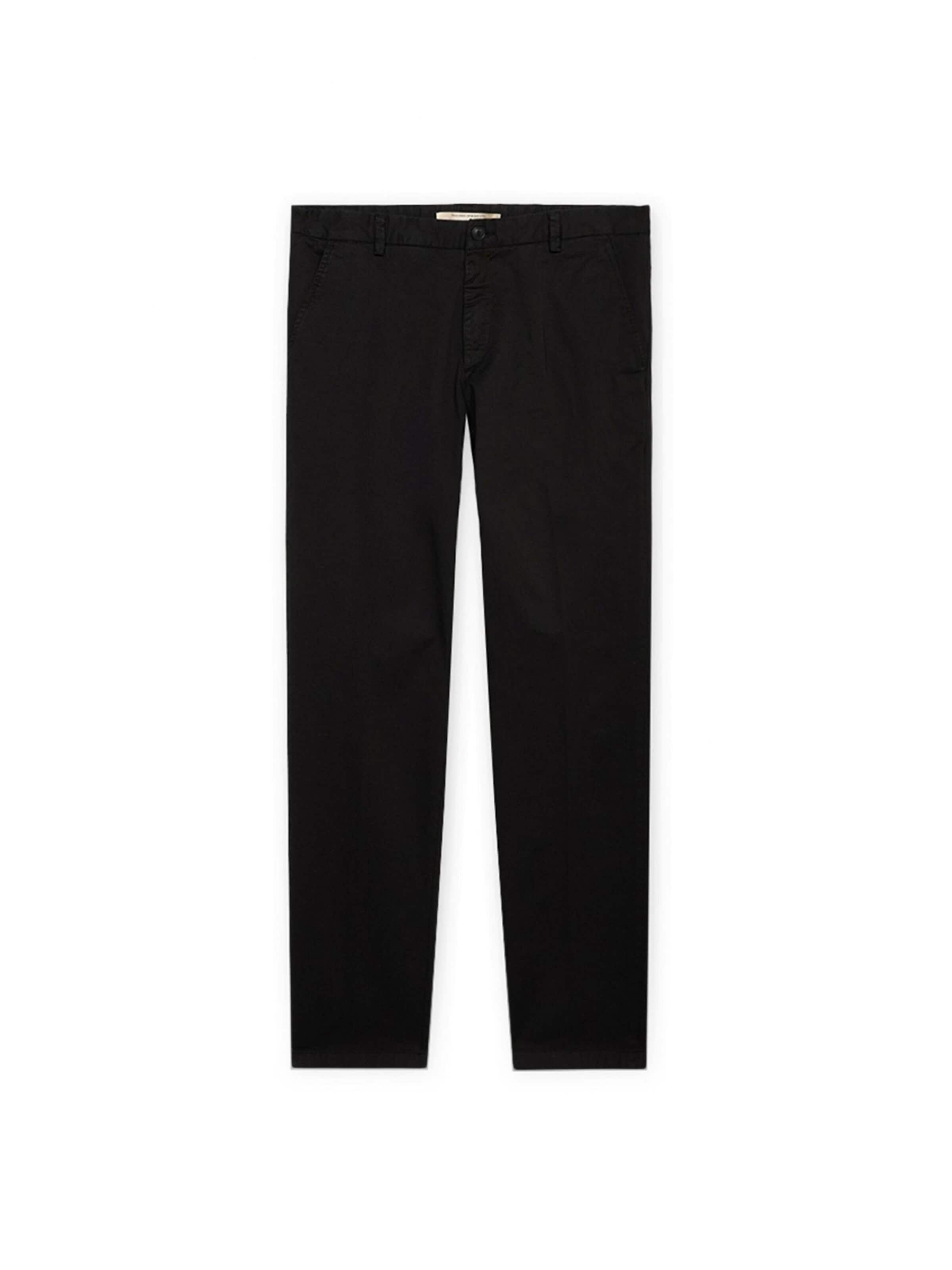 Trussardi - regular Pantalón en negro: frente