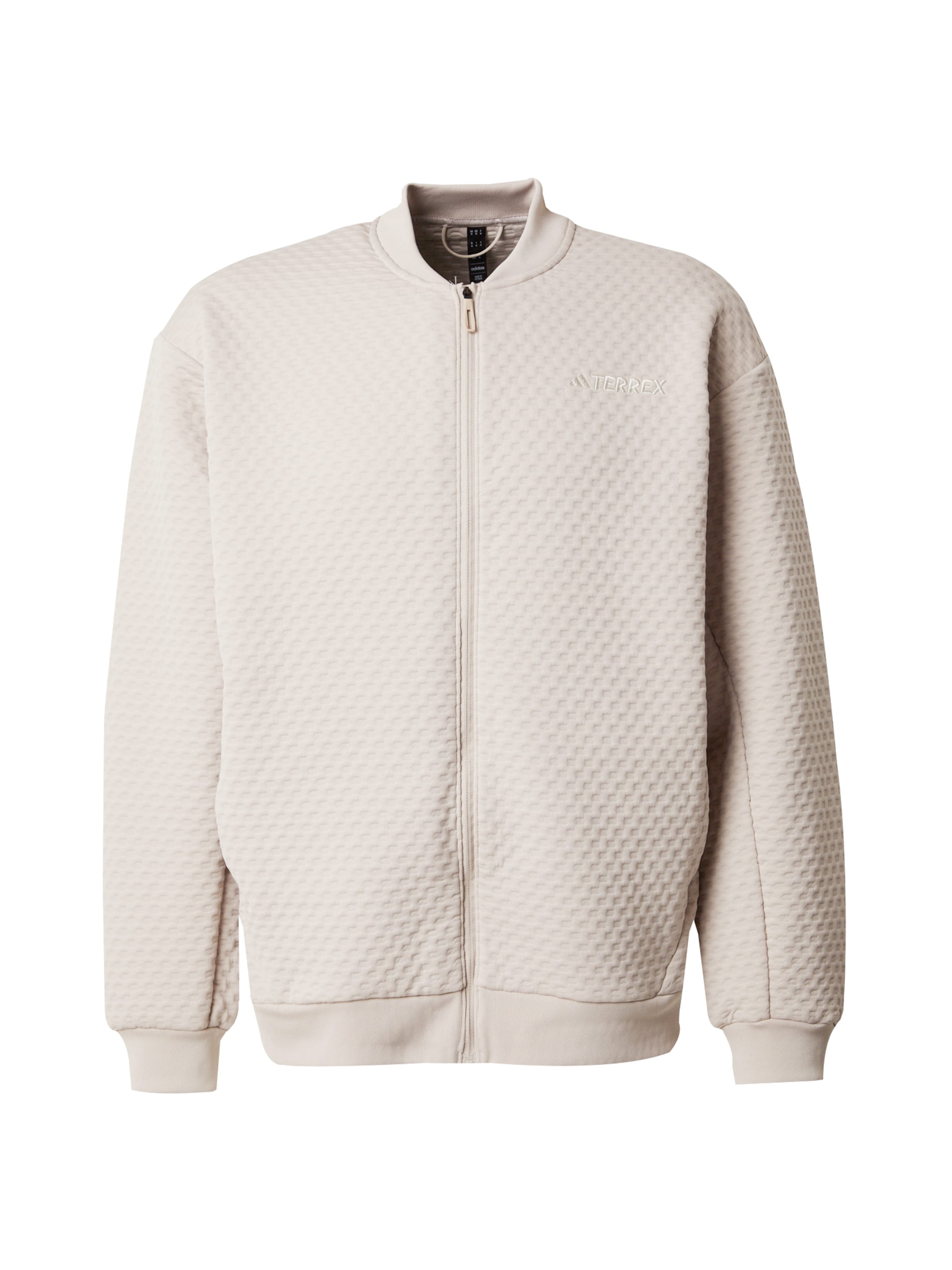 Giacca di felpa sportiva 'XPL' di ADIDAS TERREX in beige: frontale