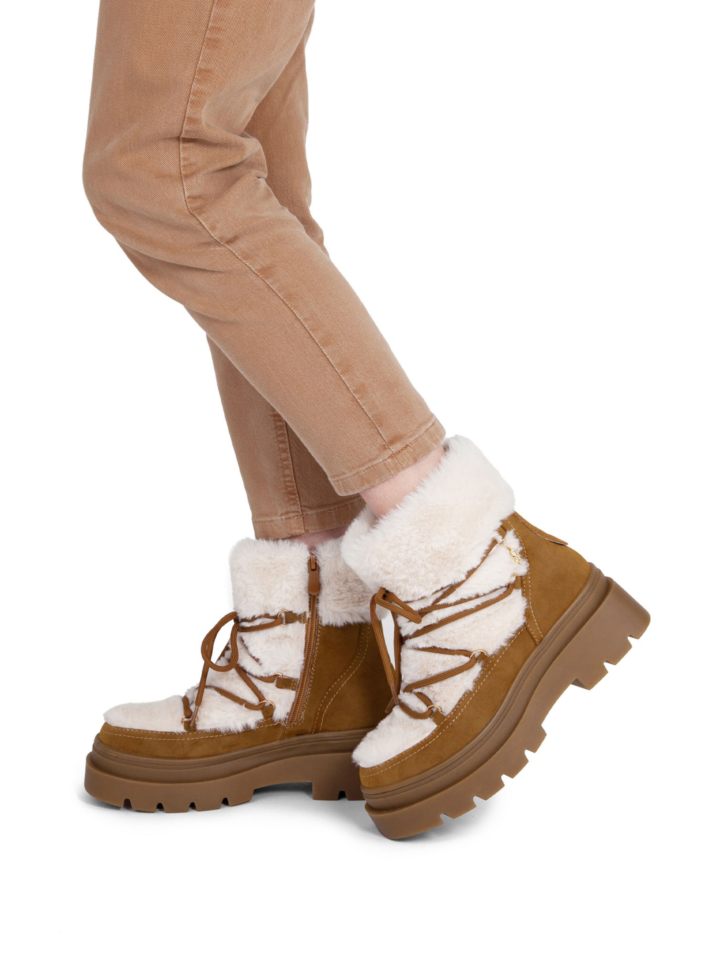 Bottines à lacets 'Shona' US POLO ASSN. en marron