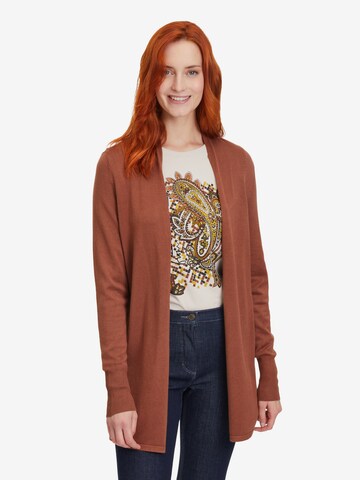 Cardigan Betty Barclay en marron : devant