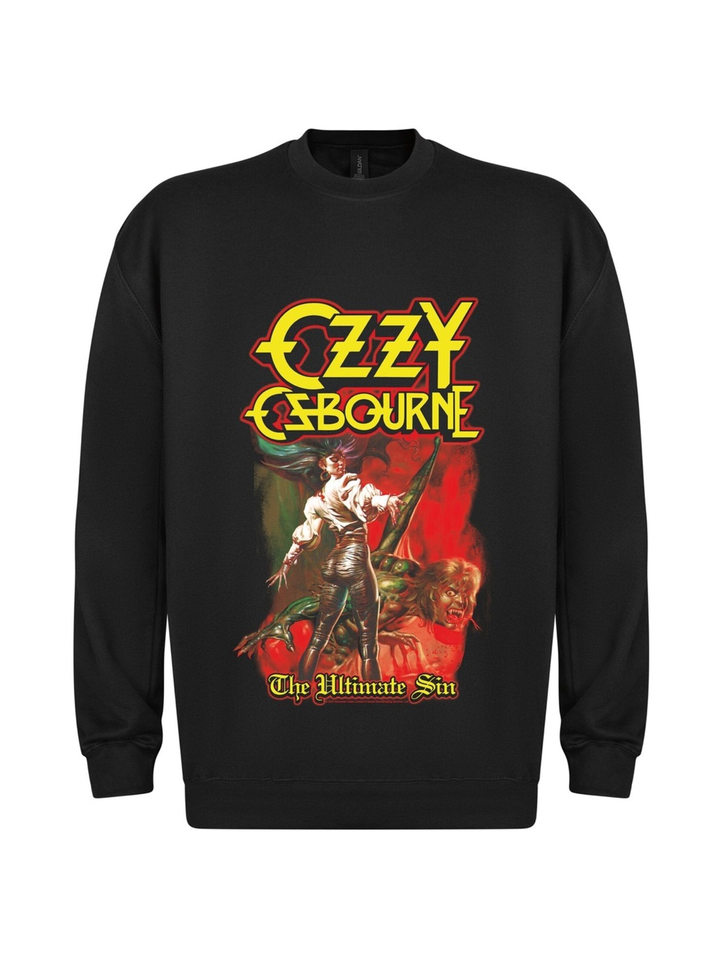 Ozzy Osbourne - Sudadera 'Ozzy Osbourne Ultimate Sin  Sweatshirt Sweatshirt' en negro: frente