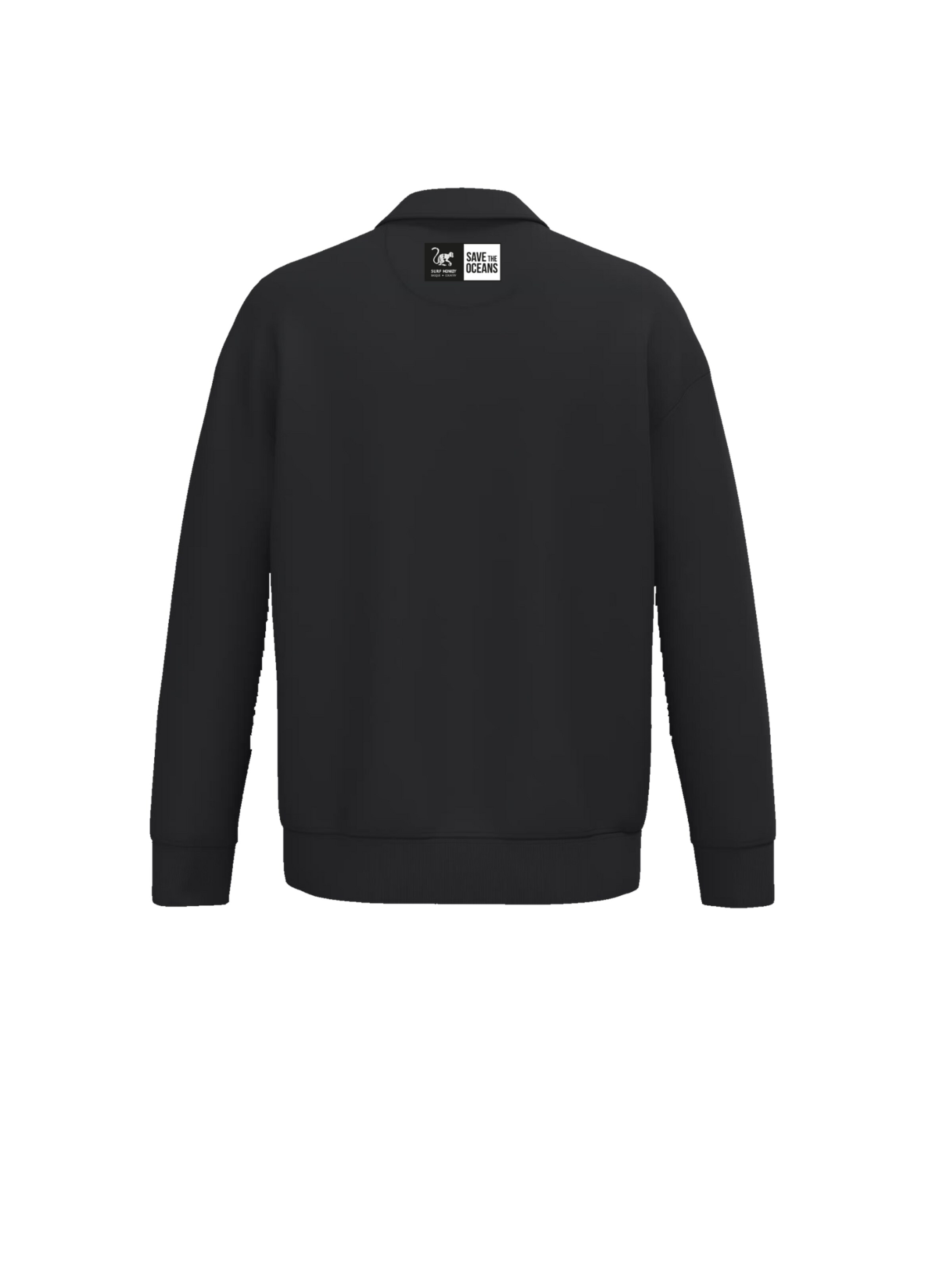 Sweat-shirt Surf Monkey en noir