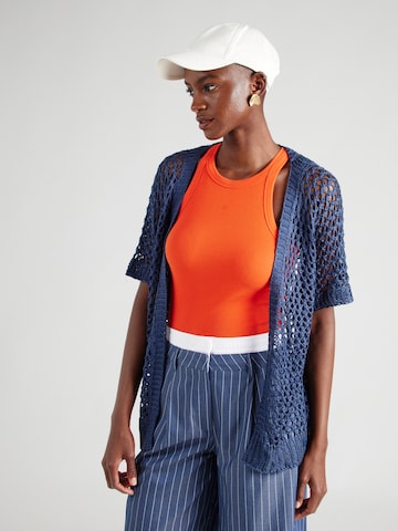 Soccx Strickjacke in Blau: Vorderseite