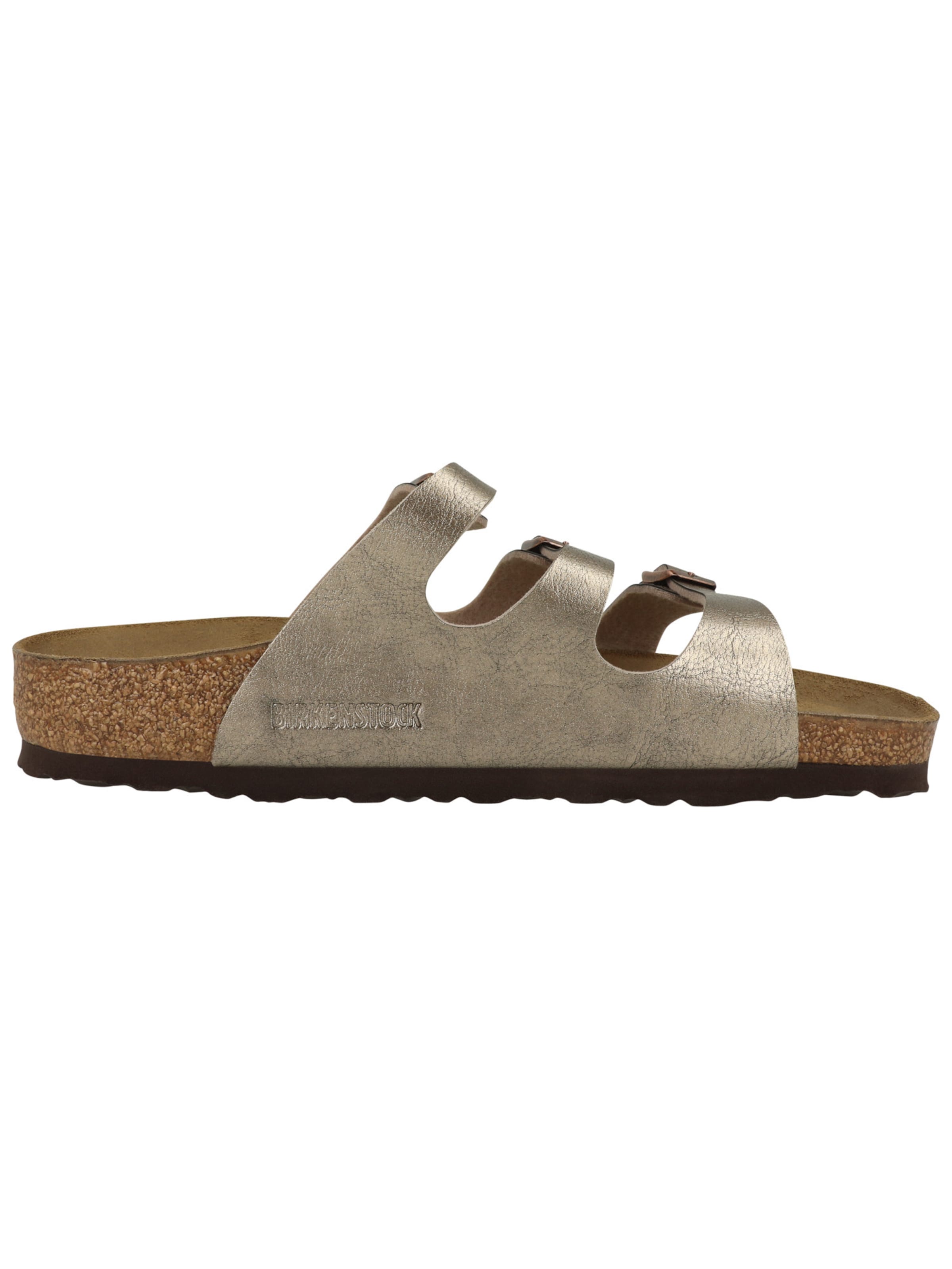 BIRKENSTOCK - Sapato aberto 'Florida' em castanho