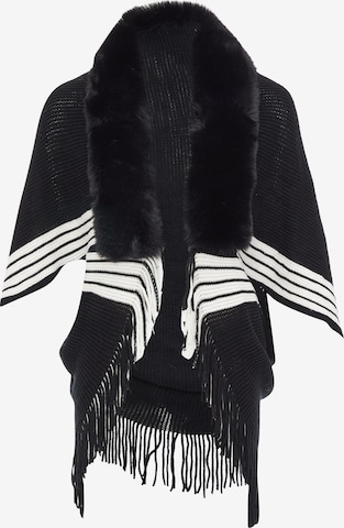 NALLY Кейп в Черный: спереди