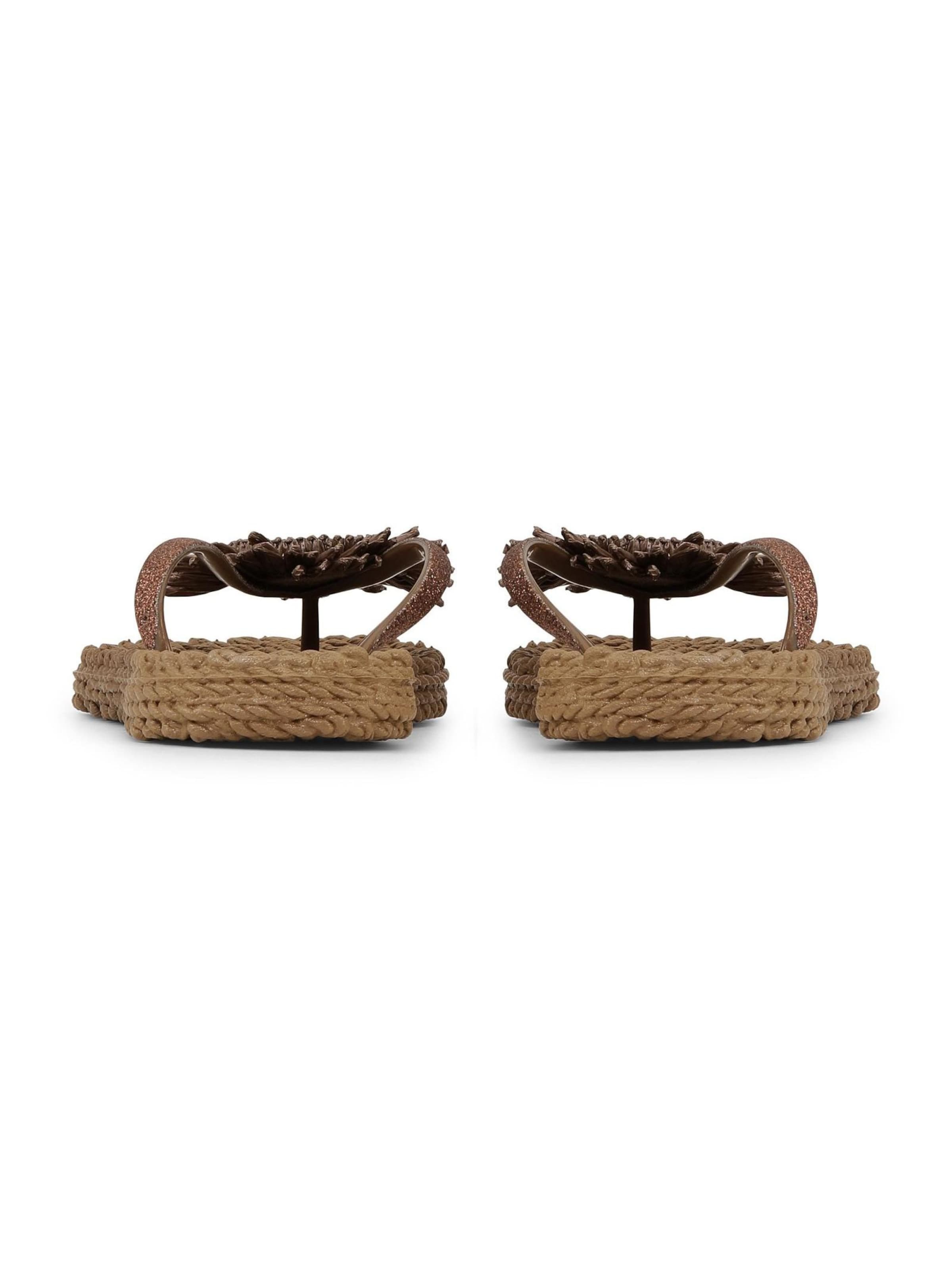 ILSE JACOBSEN T-bar sandals 'Cheerful 16' in Brown