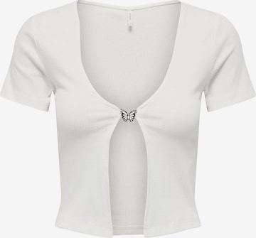 ONLY Shirt 'RANDI' in White: front