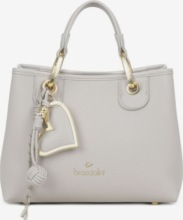 Borsa a mano 'Beth' di Braccialini in grigio: frontale