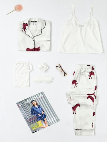 For You Moda Pyjama in Beige: voorkant