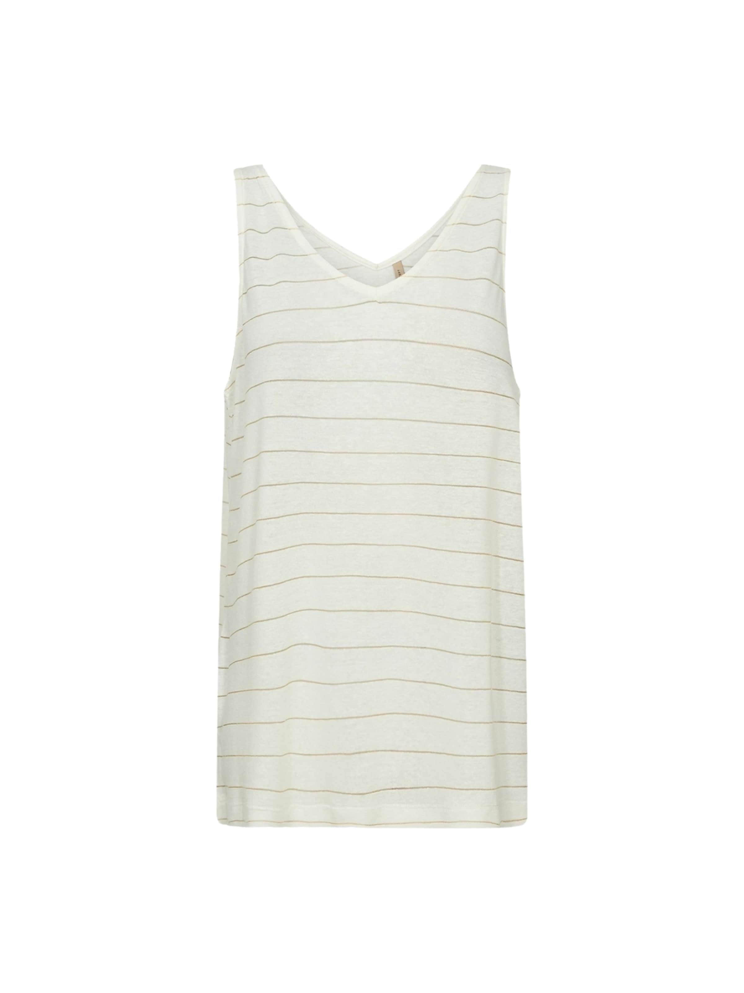 Soyaconcept - Top ' SC-FRIGGA ' em branco: frente