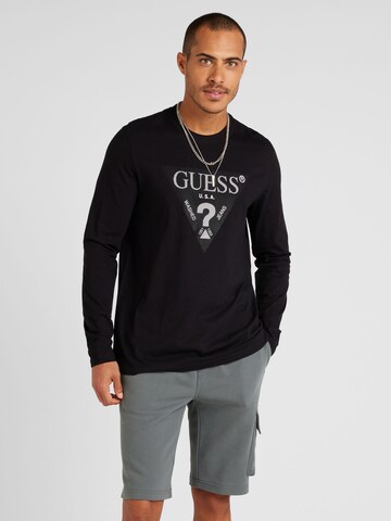 GUESS Póló - fekete: elől