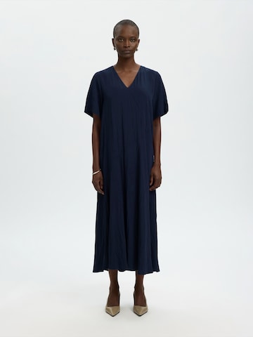 SELECTED Kleid 'SLFIONA' in Blau: Vorderseite