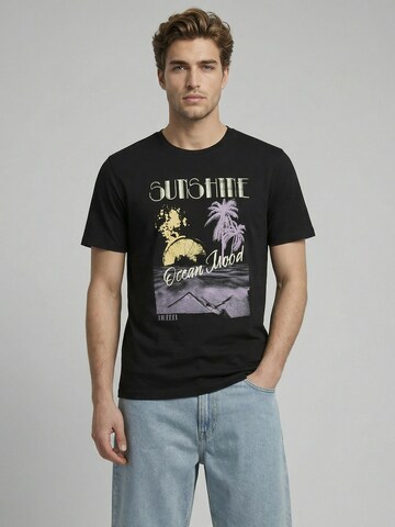 JJ Rebel Tričko 'JREBMASON' - Čierna: predná strana