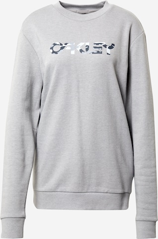 OAKLEY - Sweatshirt de desporto em cinzento: frente