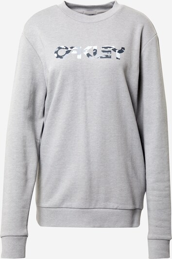 OAKLEY Sports sweatshirt in grey / graphite / grey mottled / white, Item view