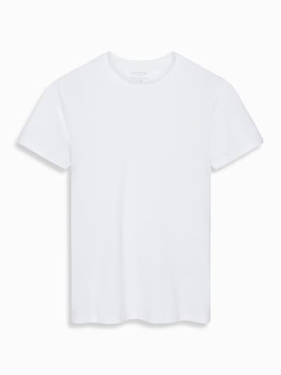 Ombre T-Shirt'OM-TSBS-0146' in weiß, Produktansicht