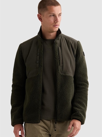 PME Legend Übergangsjacke 'Sherpa hybrid jacket with zipper closure'‌‌‌‌‌ in Grün: Vorderseite