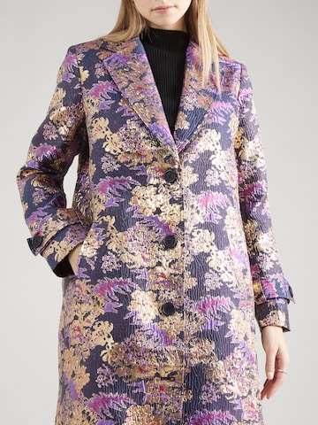 Manteau mi-saison rosemunde en violet