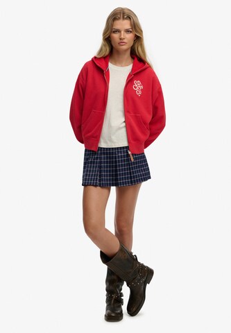 Veste de survêtement Superdry & Co en rouge