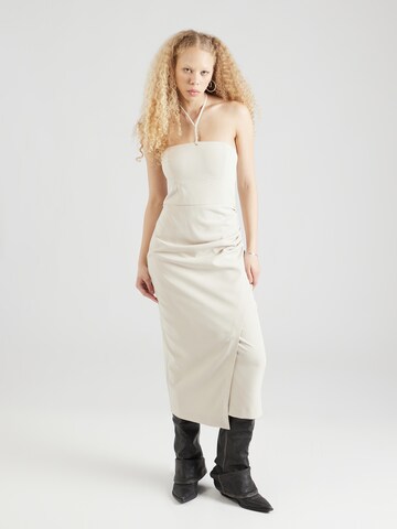 Robe 'ECHO' FRENCH CONNECTION en beige : devant