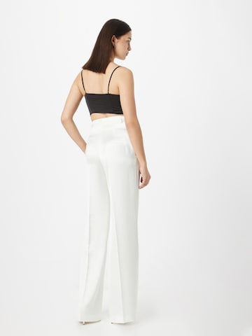 HUGO Red Loose fit Trousers with creases 'Himia' in White