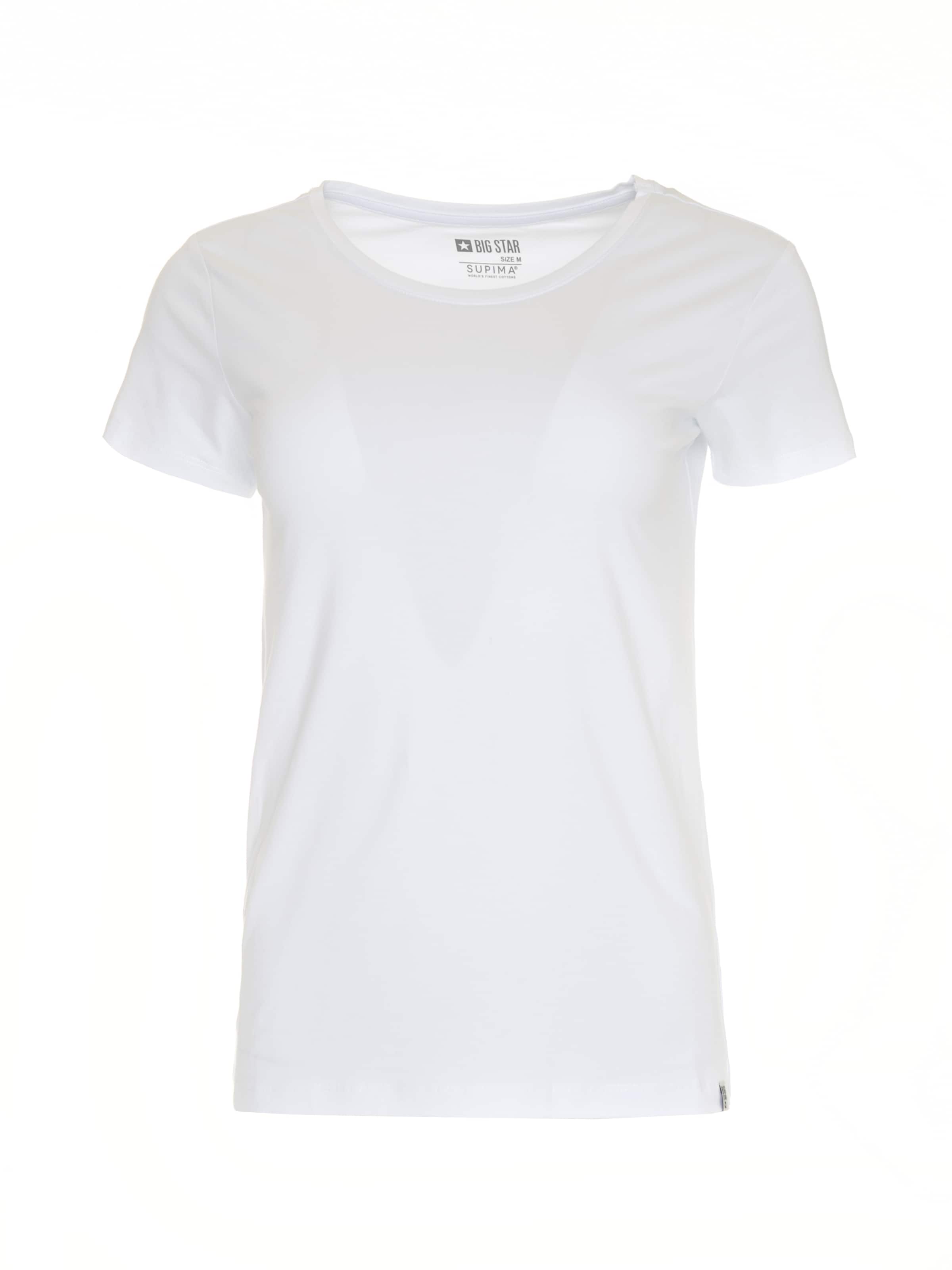 BIG STAR T-Shirt 'Supiclassica' in Weiß: Vorderseite