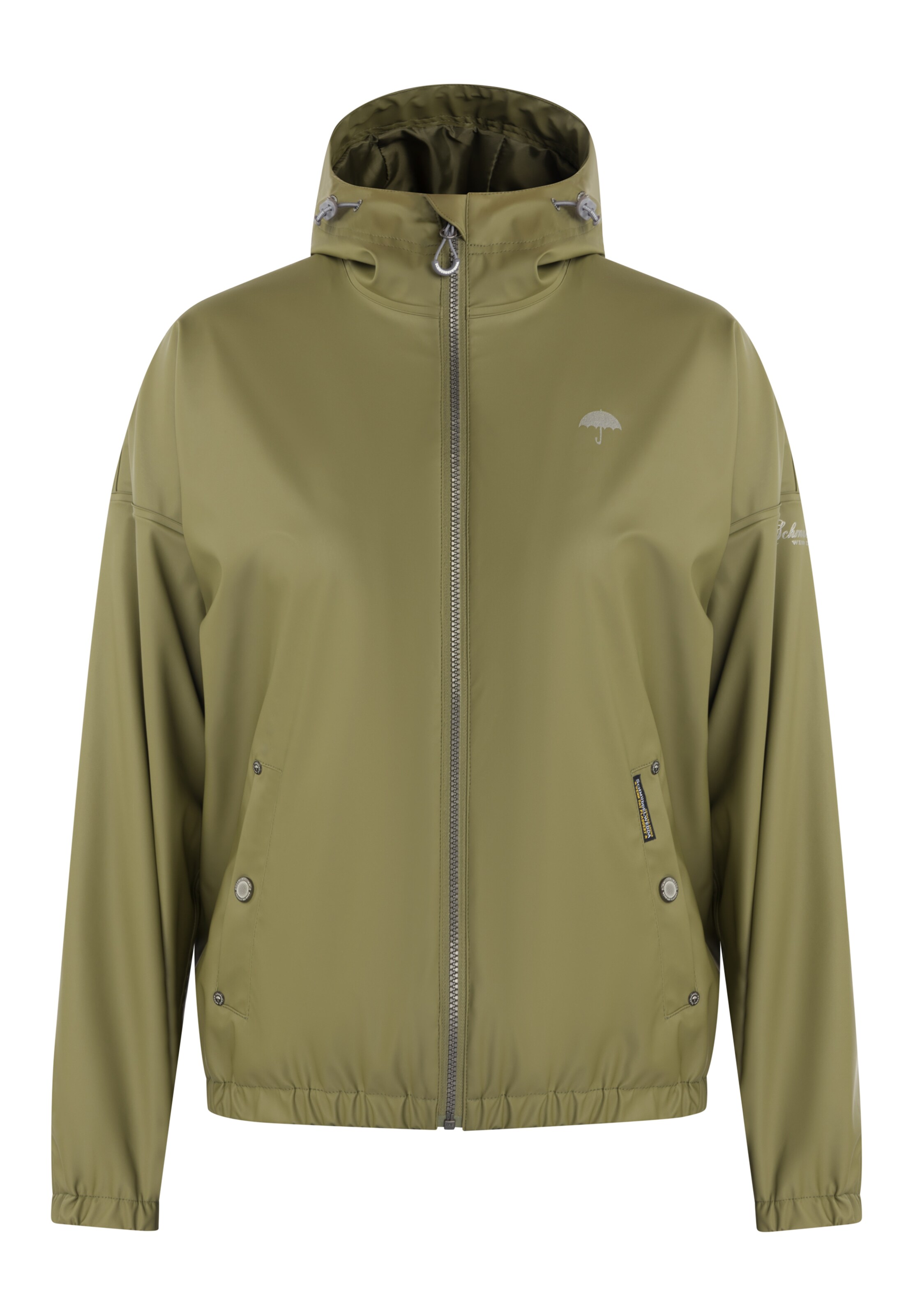 SchmuddelweddaPrijelazna jakna 'Incus' - zelena boja: prednji dio