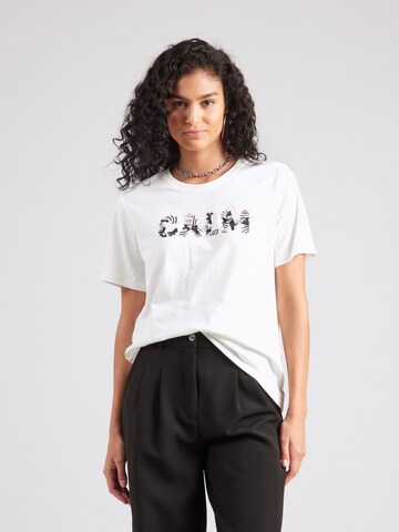 T-shirt s.Oliver en beige : devant