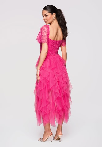 Ombre Cocktailkleid in Pink