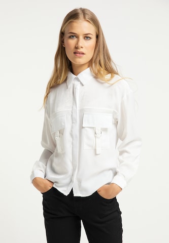 usha BLUE LABEL - Blusa en blanco: frente