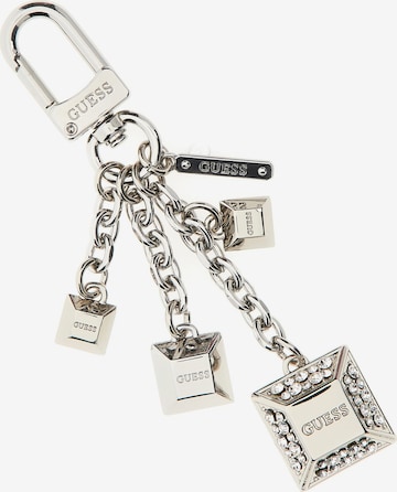 GUESS Key Ring in Silver: front