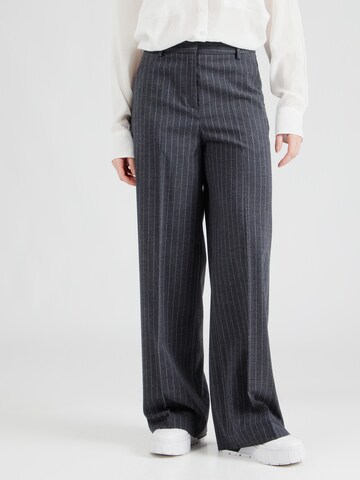 UNITED COLORS OF BENETTON Wide Leg Hose in Grau: Vorderseite