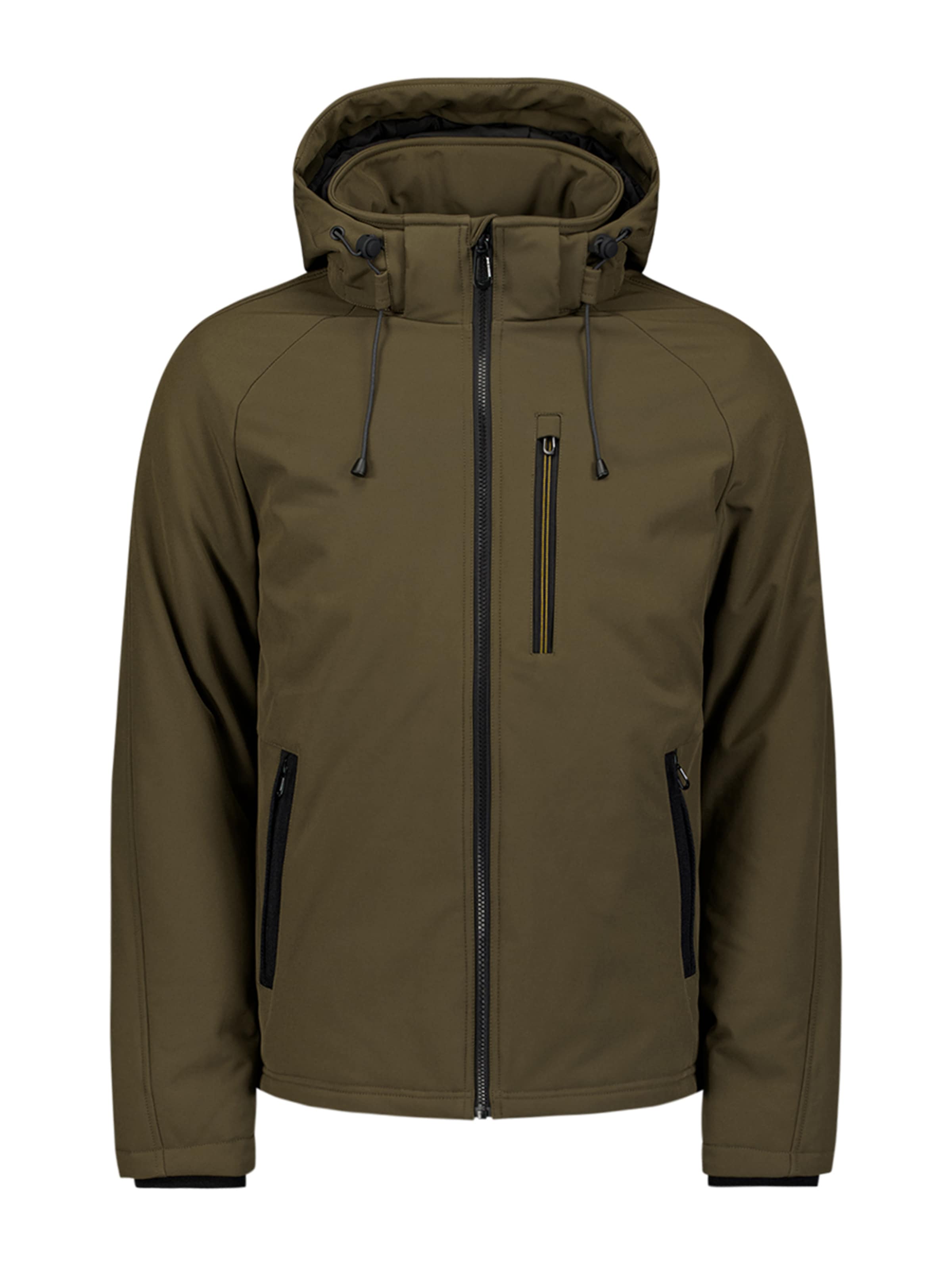 No Excess Functionele jas in Grijs: voorkant