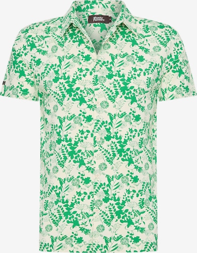 4funkyflavours Shirt 'One Night Pleaser' in Green / Off white, Item view