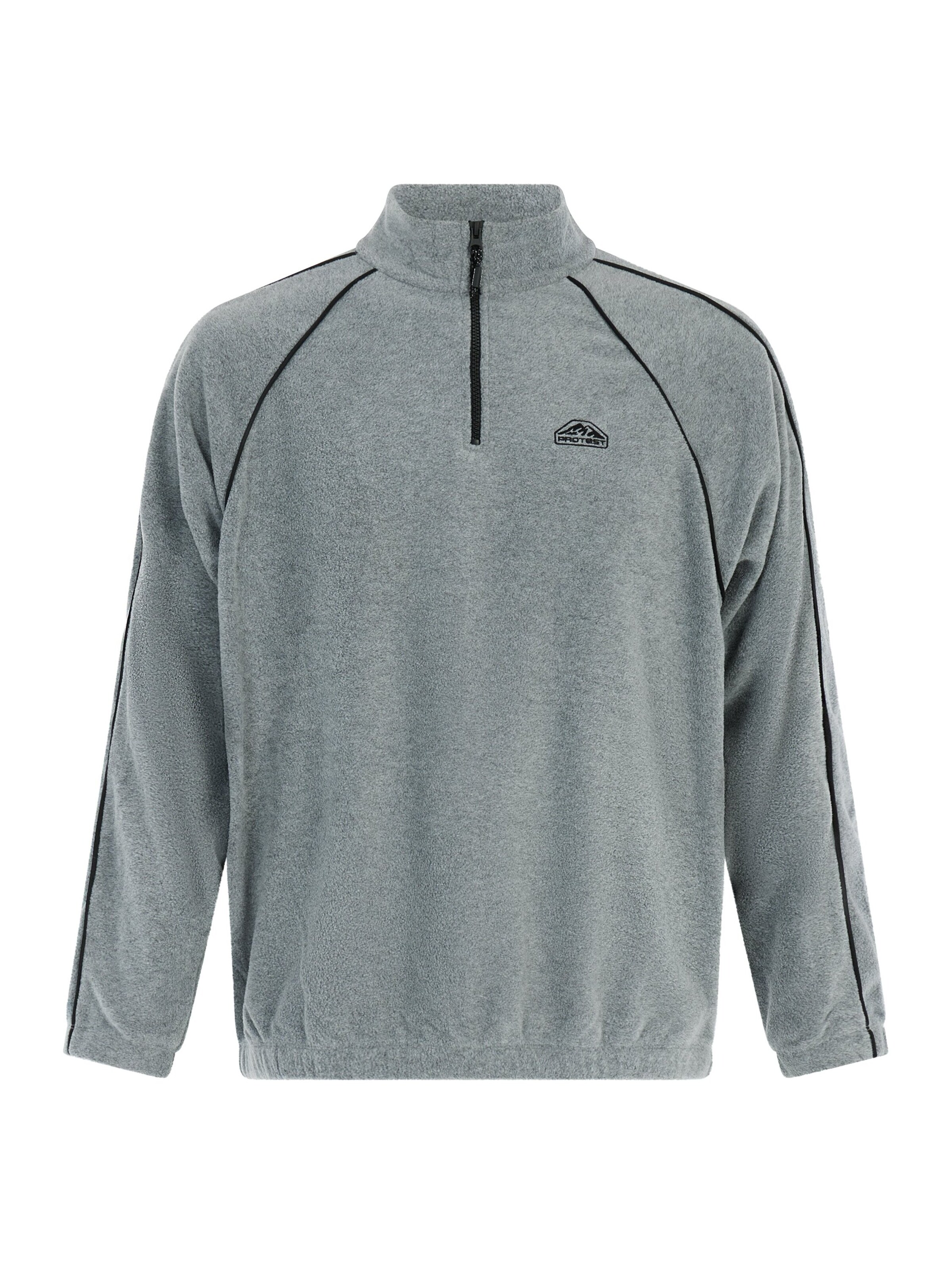 PROTEST Athletic Sweatshirt 'PRTAlton' in Grey: front