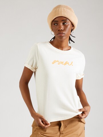 T-shirt G-STAR en blanc : devant