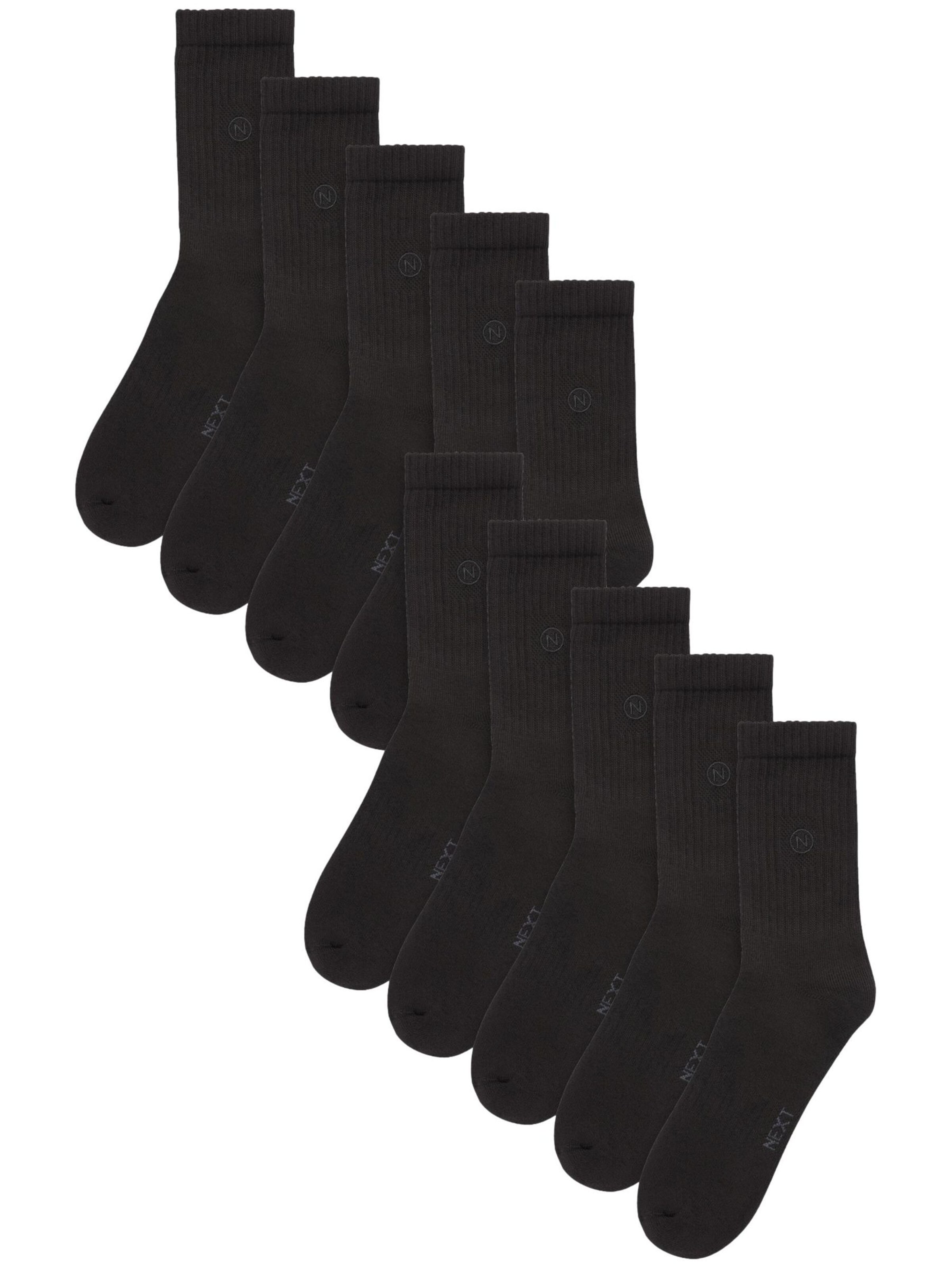 Next Ponožky – černá: přední strana