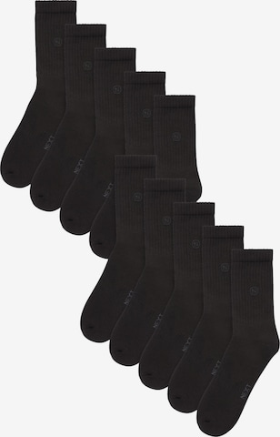 Next Socken in Schwarz: Vorderseite