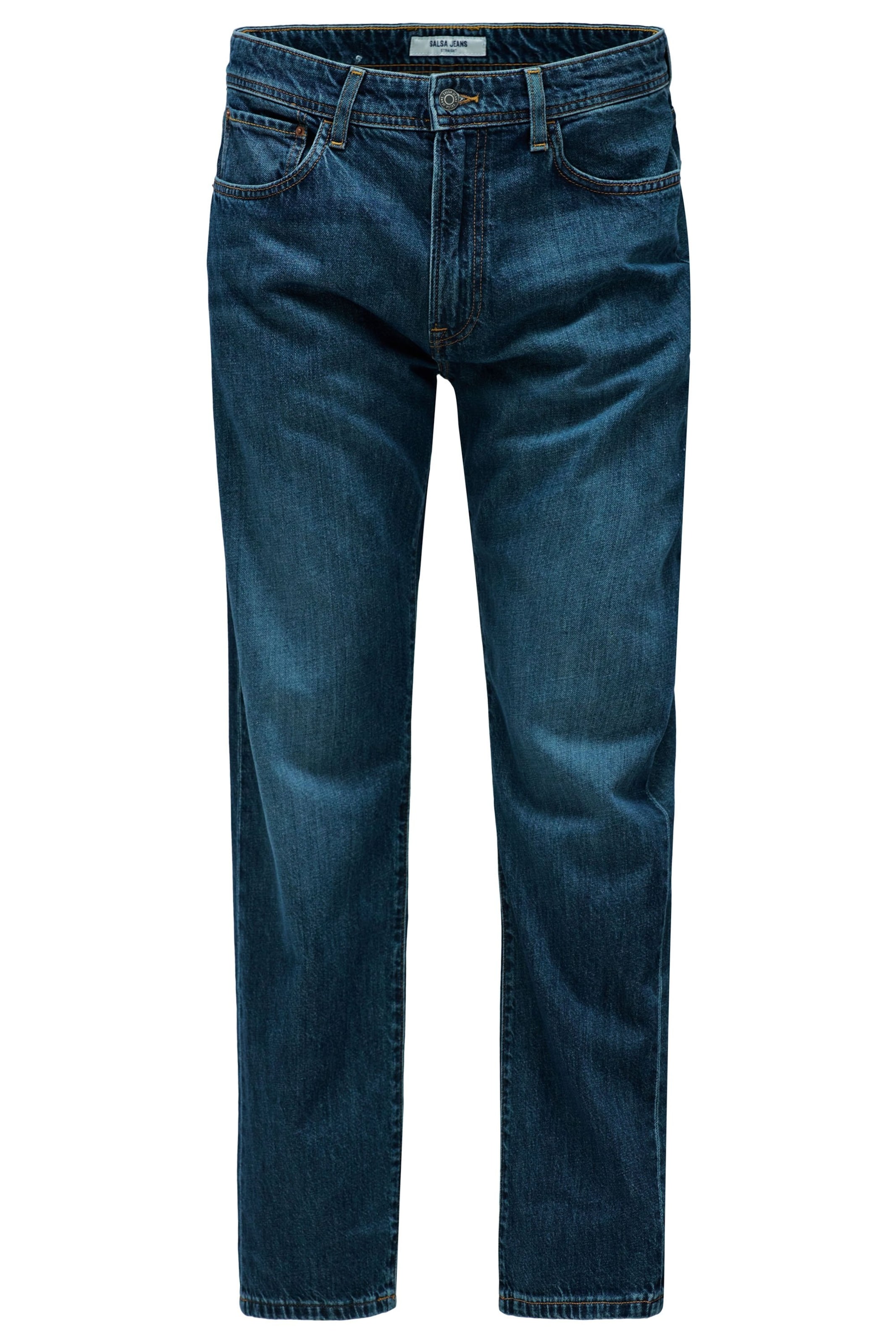 Salsa Jeans Regular Jeans in Blauw: voorkant