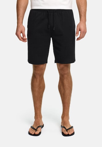 INDICODE JEANS Regular Chino in Zwart: voorkant
