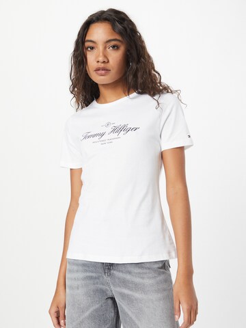 TOMMY HILFIGER T-Shirt Weiß | ABOUT YOU