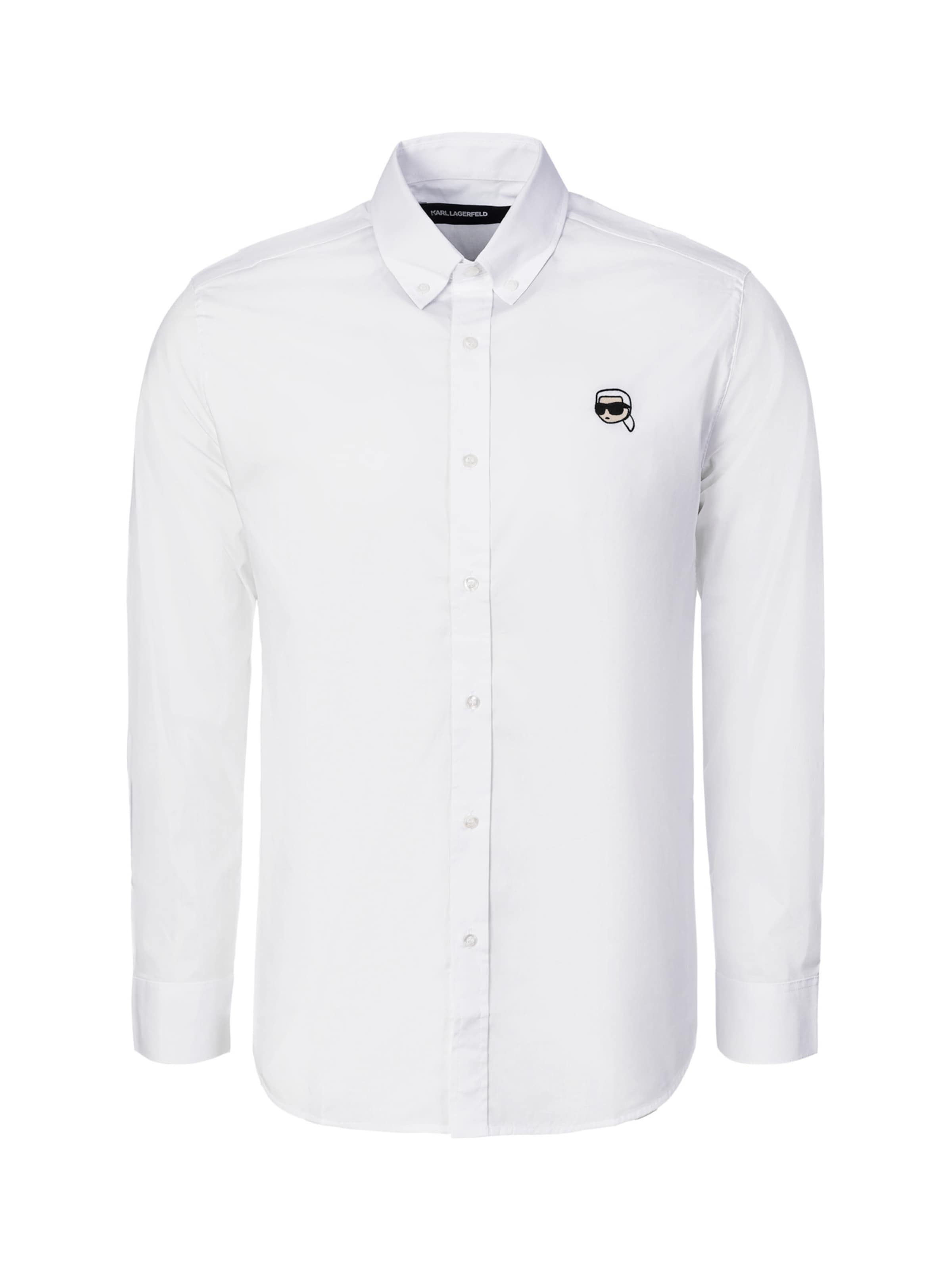 Karl Lagerfeld - Camisa em branco: frente